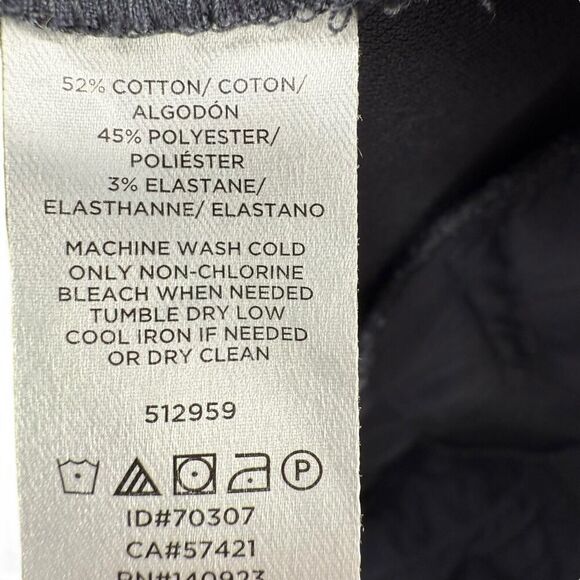 LOFT Skinny Trouser Pants Size 10 Gray Mid Rise Classic Career Wear Flat Front - Picture 6 of 7